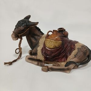 Grandeur Noel Collector Edition Porcelain Nativity Individual Replacement Donkey